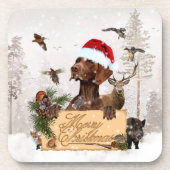 SAP Kerstglas Ornament Bier Onderzetter (Voorkant)