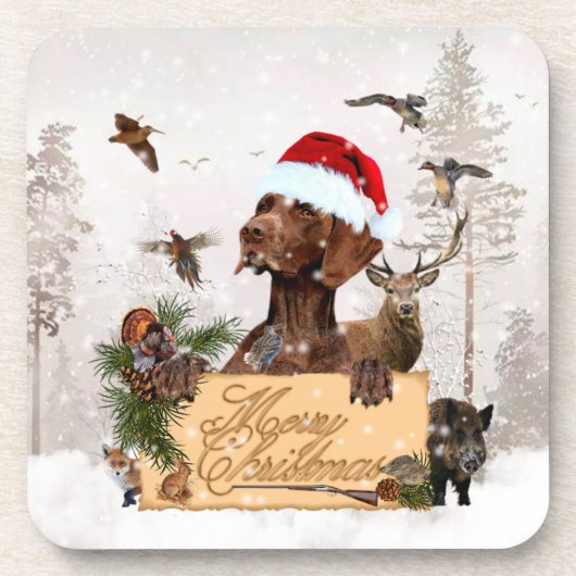 SAP Kerstglas Ornament Bier Onderzetter (Voorkant)