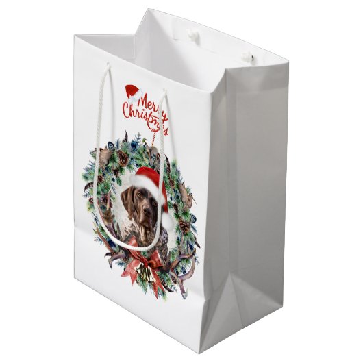 SAP Kerstmis Medium Cadeauzakje (Voorkant Gekanteld)