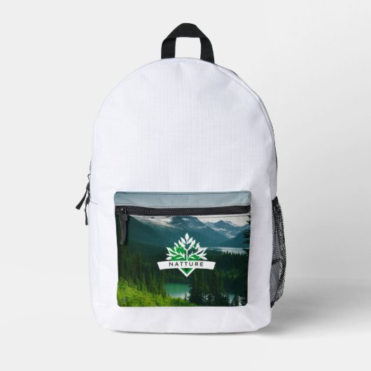 Sap met Urban: Stijl en Praticiteit Bedrukte Rugzak (Voorkant)