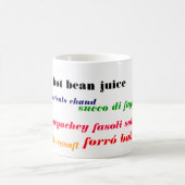 sap van hete bonen internationaal koffiemok (Center)