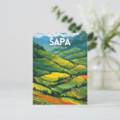 Sapa Vietnam Briefkaart (Staand voorkant)