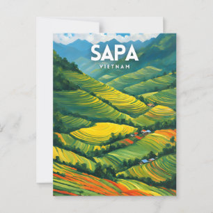 Sapa Vietnam Briefkaart