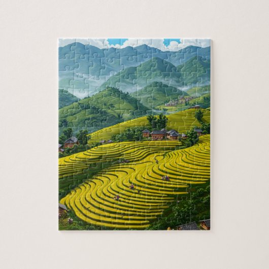 Sapa Vietnam Reizen Legpuzzel (Verticaal)
