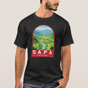 Sapa Vietnam Travel Art Vintage T-shirt