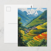 Sapa Vietnam Travel Briefkaart (Voorkant / Achterkant)