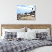 Sapelo Island Beach Canvas Afdruk (Insitu (Slaapkamer))