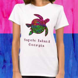 Sapelo Island GA Zee Turtle T-shirt