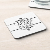 Sapere Aude Bier Onderzetter (Linkerzijde)