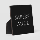 Sapere aude fotoplaat (Voorkant)