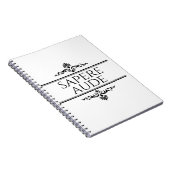 Sapere Aude Notitieboek (Rechterzijde)