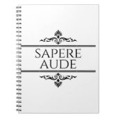 Sapere Aude Notitieboek (Voorkant)