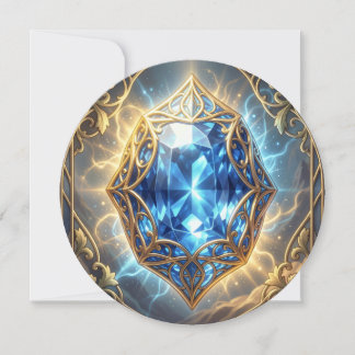 Saphir – Der Stein der Wahrheit und Weisheit´9 Feestdagenkaart