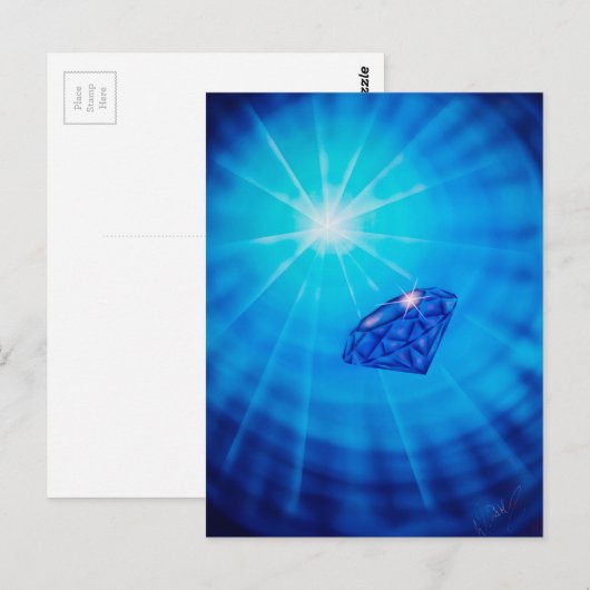 Saphir mit briefkaart (Voorkant / Achterkant)