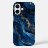 Saphir Velours Luxe Diep Saffierblauw Case-Mate iPhone Case (Achterkant)