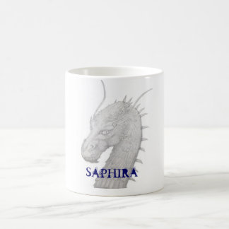 Saphira de blauwe draak koffiemok