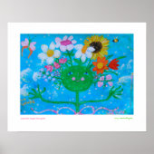 Saphire's gelukkige gedachten poster (Voorkant)