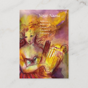 SAPHO, DANS, MUZIEK EN POËZIE, VISITEKAARTJE