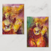 SAPHO, DANS, MUZIEK EN POËZIE, VISITEKAARTJE (Voorkant / Achterkant)