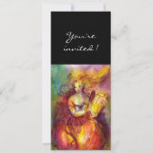 SAPHO, helder rood geel groen Kaart (Achterkant)