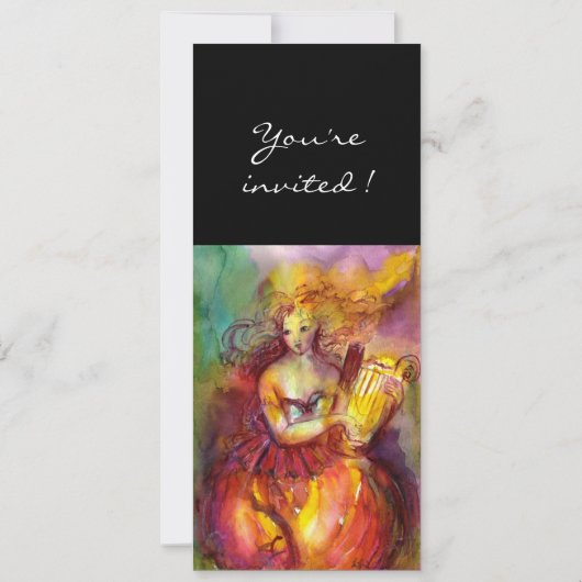 SAPHO, helder rood geel groen Kaart (Achterkant)