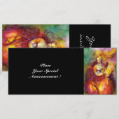 SAPHO, helder rood geel groen Kaart (Voorkant / Achterkant)