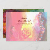 SAPHO, helderrood geel groen Aankondiging (Voorkant / Achterkant)