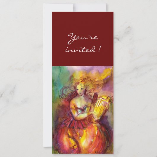 SAPHO, helderrood geel groen Kaart (Achterkant)