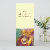 SAPHO, helderrood geel groen Kaart (Staand voorkant)