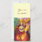 SAPHO, helderrood geel groen Kaart (Achterkant)