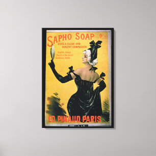 'Sapho Soap - Biedt een duidelijke en gezonde aanv Canvas Afdruk