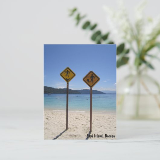 Sapi Island, Borneo Briefkaart (Staand voorkant)