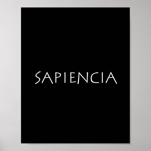 Sapiencia Poster (Voorkant)