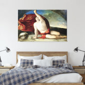 Sapiente con Compasso e Globo Fine Art Canvas (Insitu (Slaapkamer))