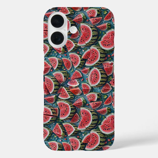 Sapig watermeloenpatroon ontwerp 1 Case-Mate iPhone case (Achterkant)