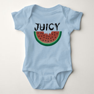 Sapige Watermeloen - Baby Jersey Bodysuit Romper