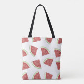 Sapige watermeloenpatroon tote bag (Achterkant)