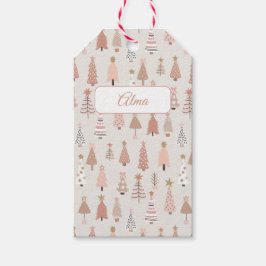 Sapin Noël Rose Scandinave Cadeaulabel