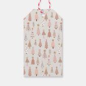 Sapin Noël Rose Scandinave Cadeaulabel (Achterkant)