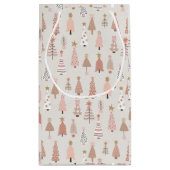 Sapin Noël Rose Scandinave Klein Cadeauzakje (Achterkant)