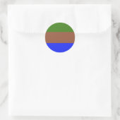 Sapiosexual Pride Flag  Ronde Sticker (Tas)