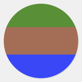 Sapiosexual Pride Flag  Ronde Sticker