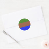 Sapiosexual Pride Flag  Ronde Sticker (Envelop)