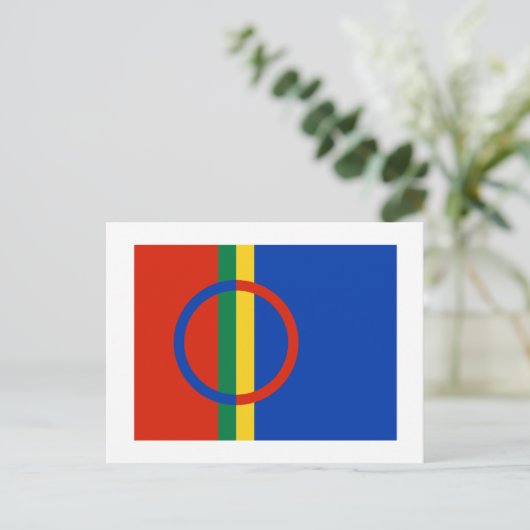 Sapmi-vlag Briefkaart (Staand voorkant)