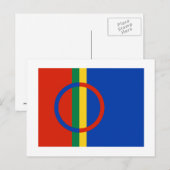 Sapmi-vlag Briefkaart (Voorkant / Achterkant)