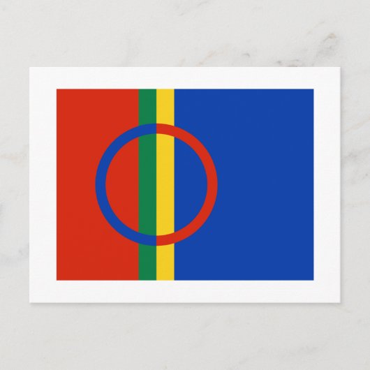 Sapmi-vlag Briefkaart (Voorkant)