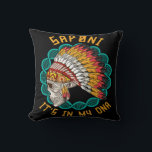 Saponi Heritage Native American Race Saponi Tribe Kussen<br><div class="desc">Saponi Heritage Native American Race Saponi Tribe</div>