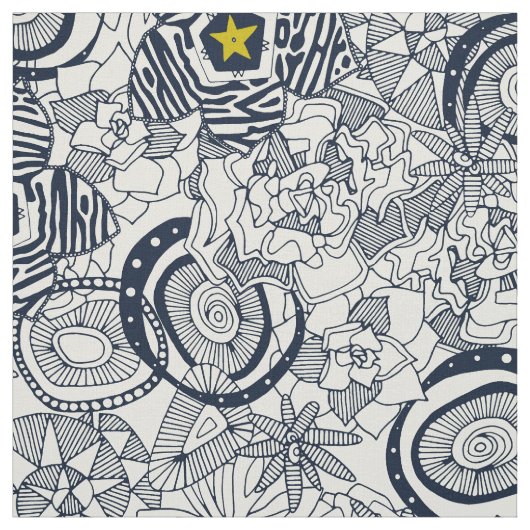 sappe iory chartreuse ster stof (Swatch)