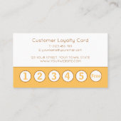 Sappenbar Loyalty Card Visitekaartje (Achterkant)
