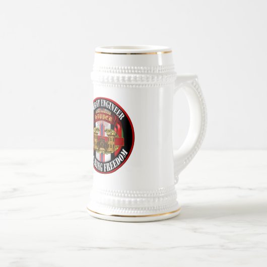 Sapper Combat Engineer Badge OEF Afghanistan Bierpul (Voorkant rechts)